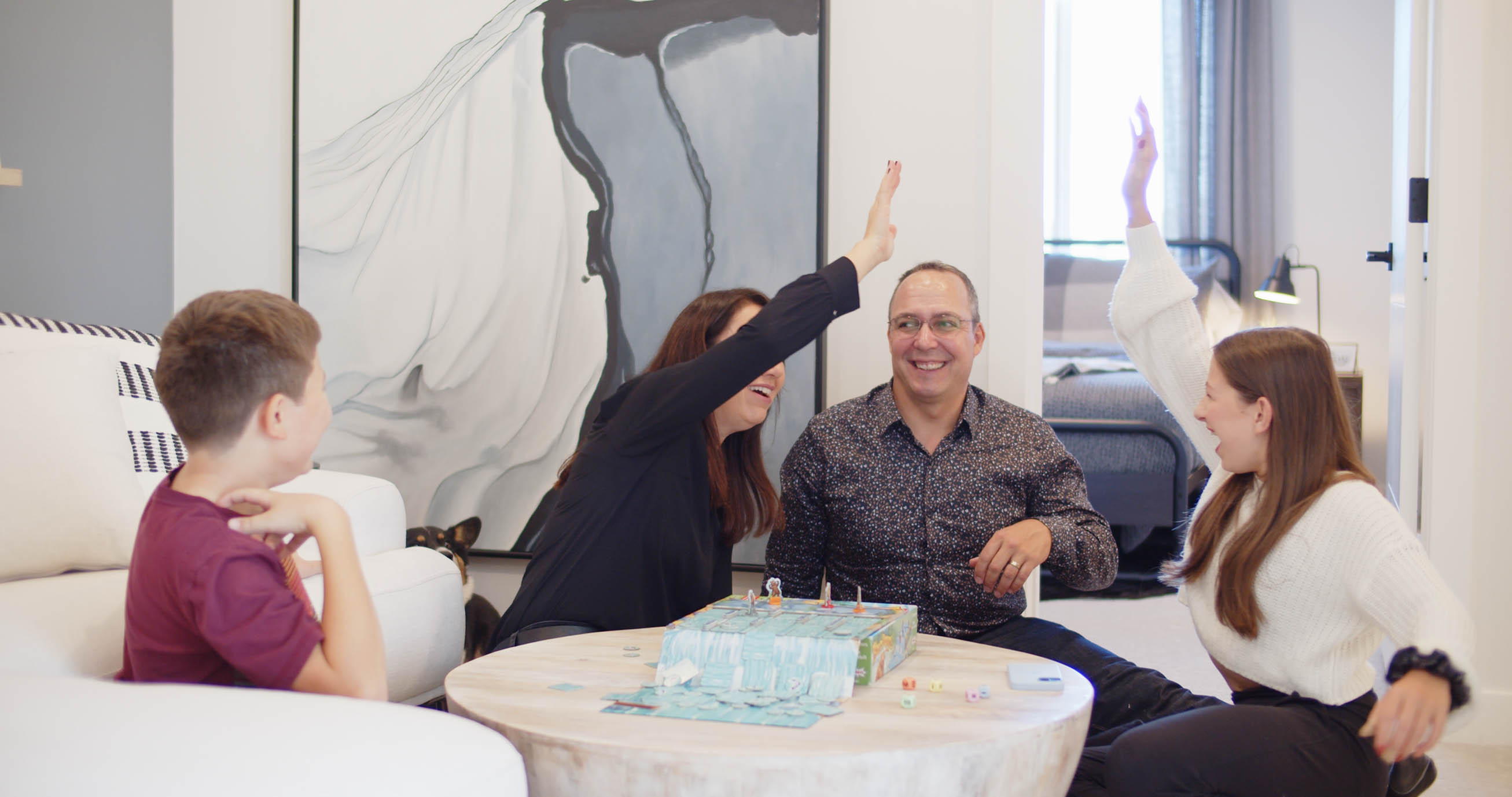 Family enjoying life in Legacy