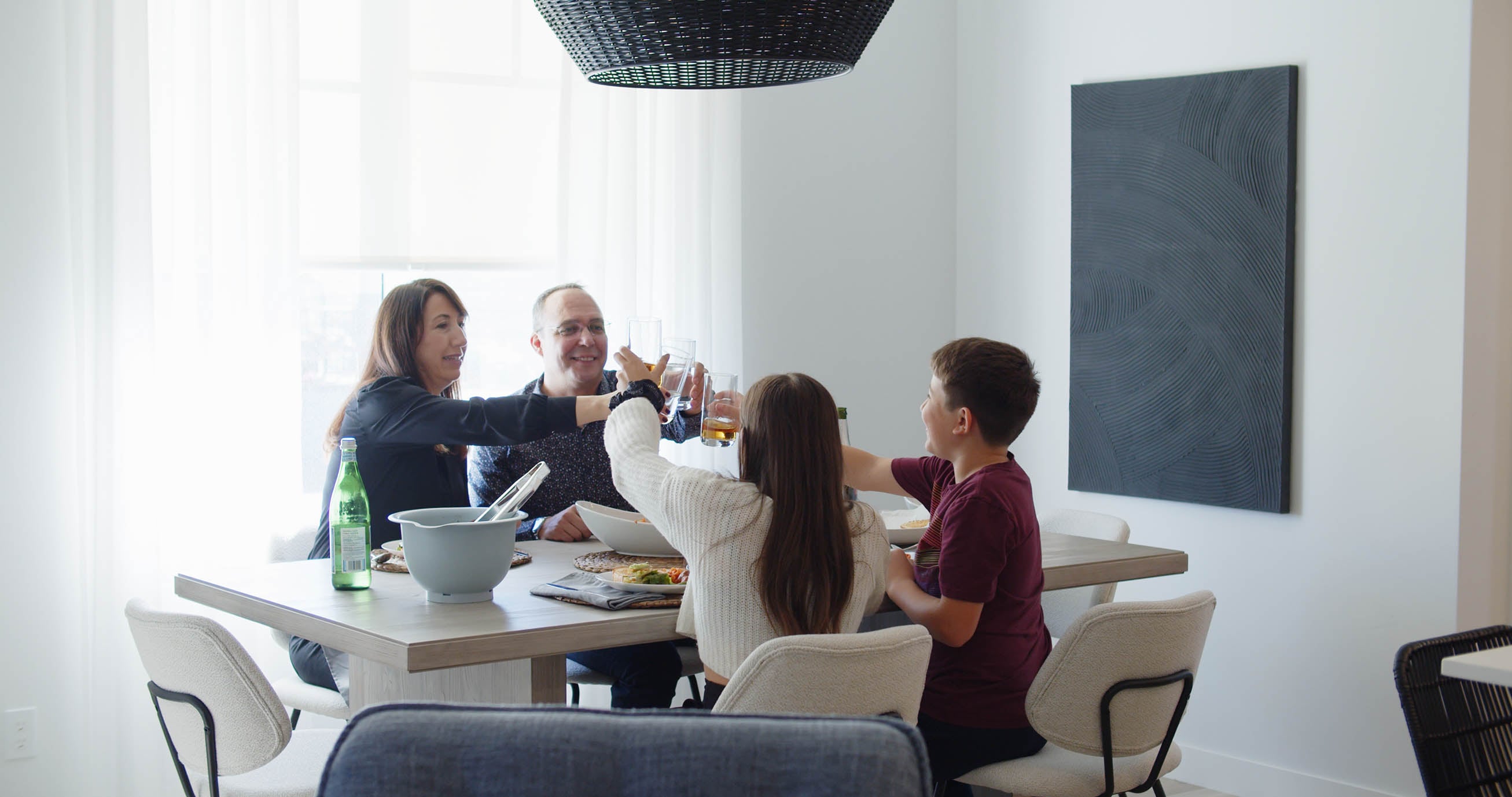 Family enjoying life in Legacy